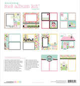 Doodlebug - My Happy Place Album Kit plus 8x8 Storybook D-Ring Album Cupcake