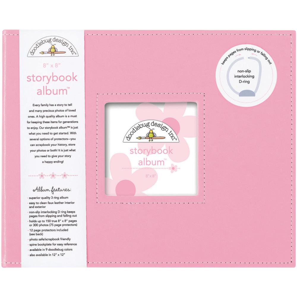 Doodlebug - My Happy Place Album Kit plus 8x8 Storybook D-Ring Album Cupcake