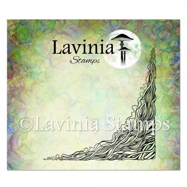 Lavinia Stamps Dragon Tree Root Corner Stamp LAV875