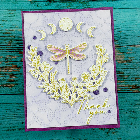 Pinkfresh Studio Leafy Loops coverplate die