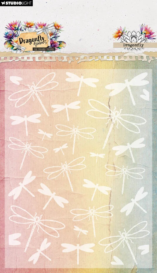 Studio Light Dragonfly Dreams Embossing Folder Dragonfly (HE-DD-EMB33)