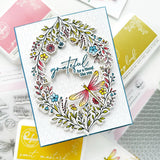 Pinkfresh Studio Dragonfly Dreams stencil stamp and die