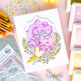 Pinkfresh Studio Dragonfly Dreams stencil stamp and die