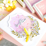 Pinkfresh Studio Dragonfly Dreams stencil stamp and die