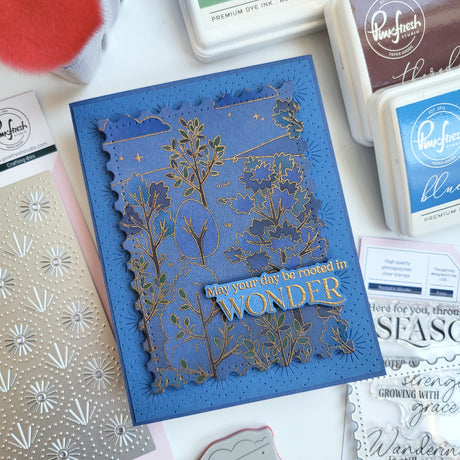 Pinkfresh Studio Rooted in Wonder stamp & Die Bundle