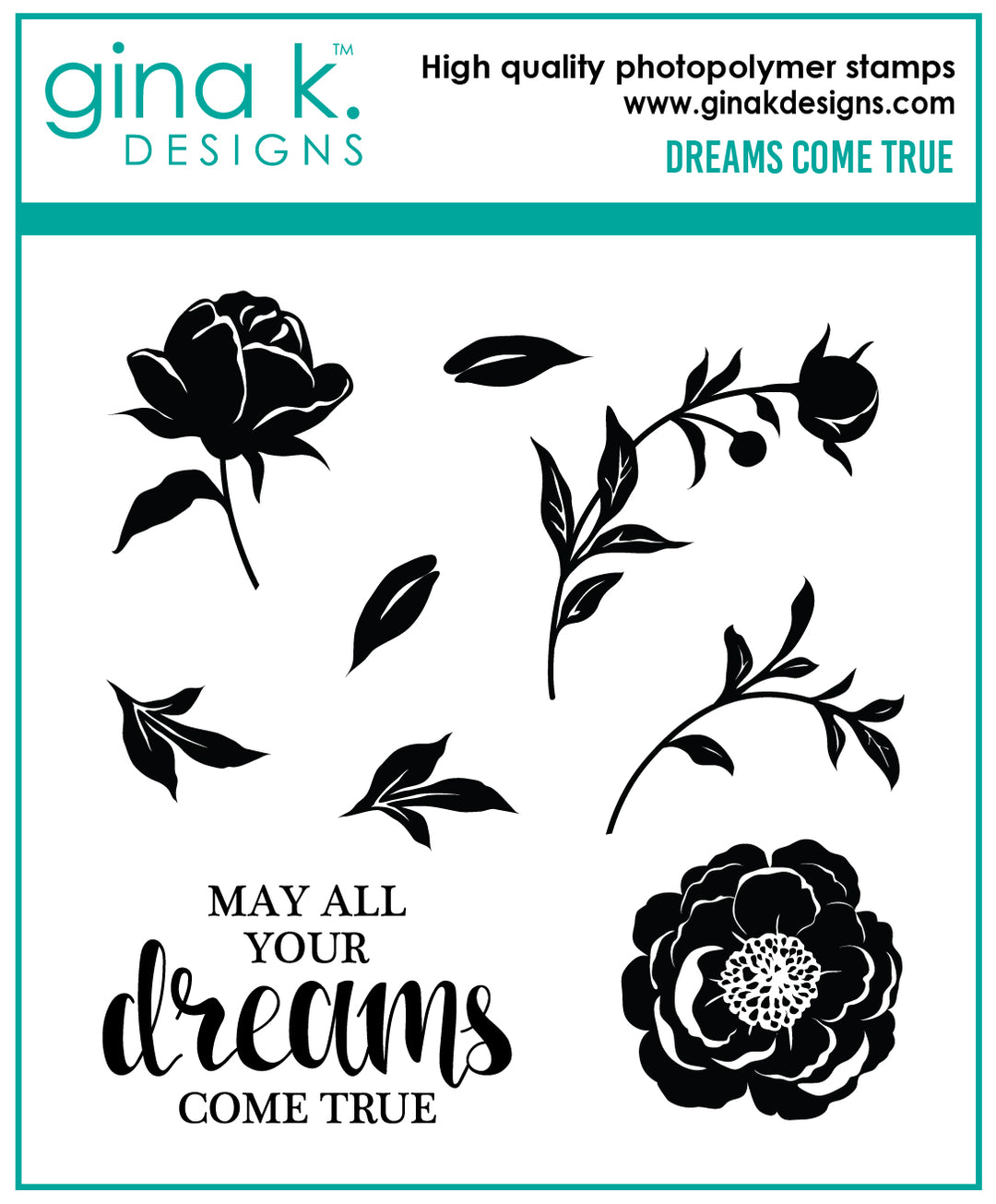 Gina K Designs STAMPS- Dreams Come True