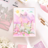 Pinkfresh Studio Trees stencil/ Die Bundle