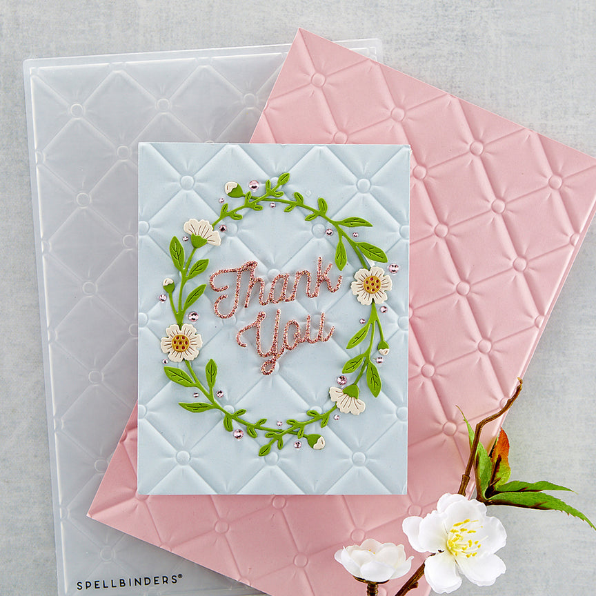 Spellbinders Tufted 3D Embossing Folder