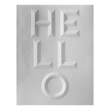 Spellbinders Beveled Hello A2 Cardfront 3D Embossing Folder from the Beveled Sentiment A2 Cardfront Collection