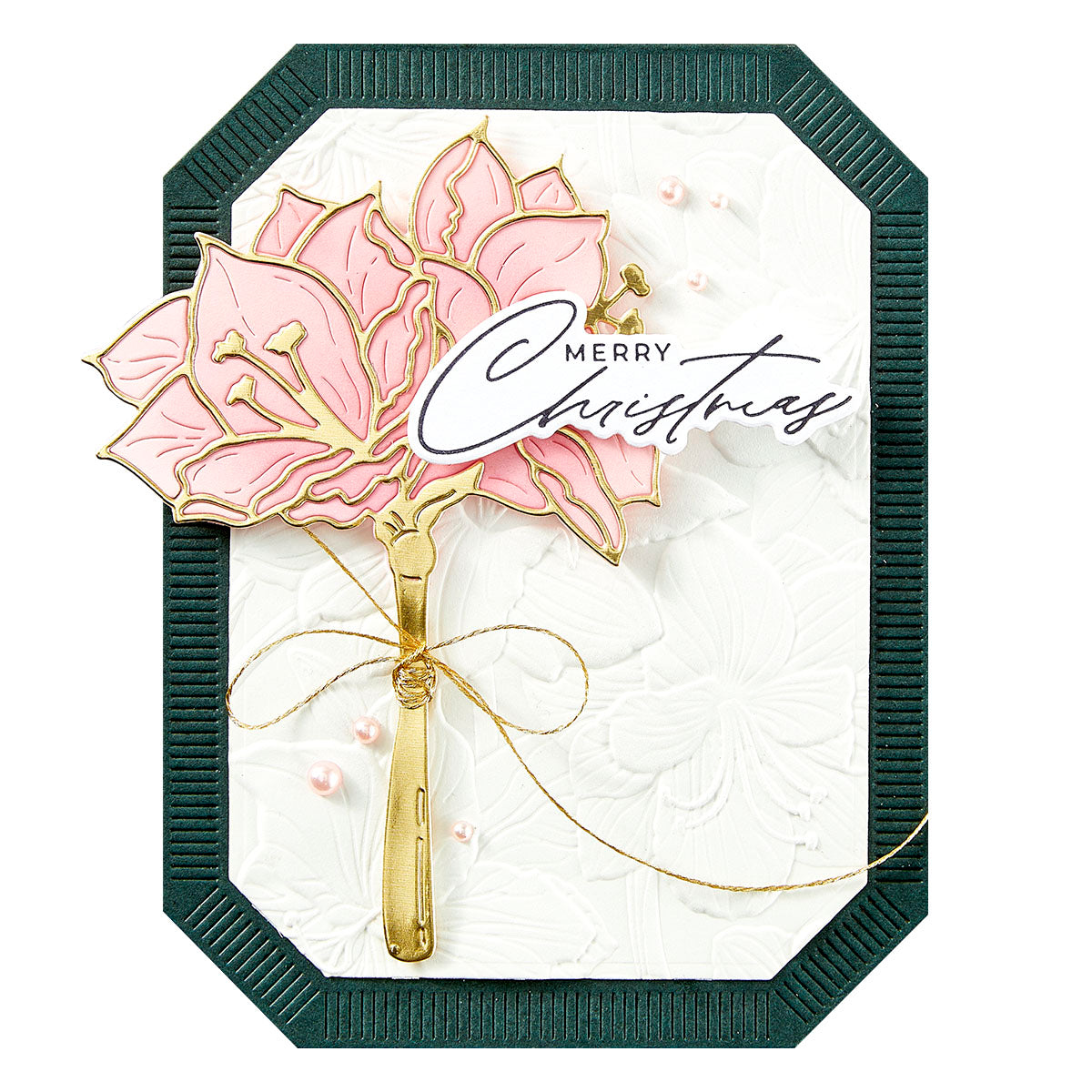 Spellbinders Amaryllis Garden 3D Embossing Folder from the Amaryllis Christmas Collection by Yana Smakula