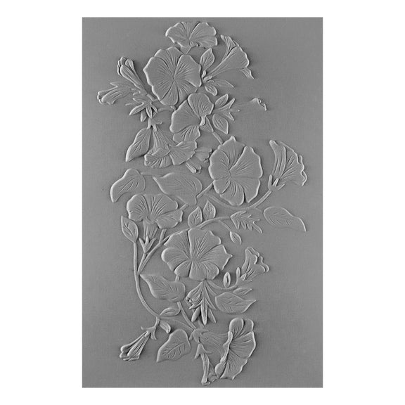 Spellbinders Petunia Cascade 3D Embossing Folder from the Summer Solstice Garden Collection by Susan Tierney-Cockburn