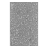 Spellbinders Musical Notes 3D Embossing Folder from the Bibi's Musical Notes Collection by Bibi Cameron