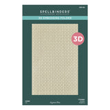 Spellbinders Linen 3D Embossing Folder from the Texture & Foliage Collection by Suzanne Hue