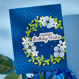 Spellbinders Linen 3D Embossing Folder from the Texture & Foliage Collection by Suzanne Hue