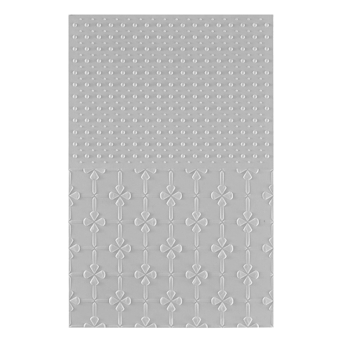 Spellbinders Polka Dot & Posy Duo 3D Embossing Folder from the Tabbed Classics Collection by Wendy Vecchi