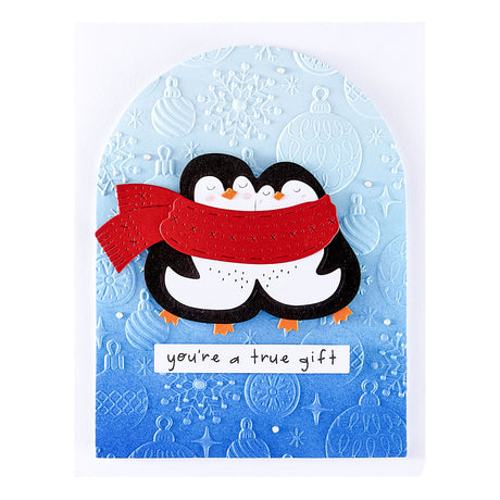 Spellbinders Season Sparkles 3D Embossing Folder from the Merry Mischief Collection