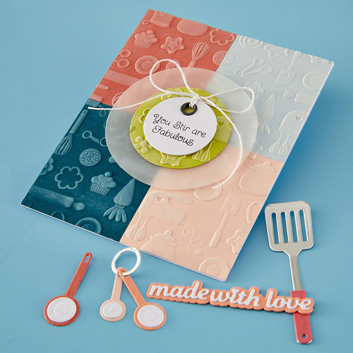 Spellbinders Confection Companions 3D Embossing Folder (Tina Smith)