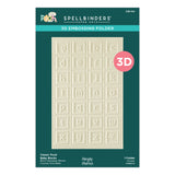 Spellbinders Classic Pooh Baby Blocks 3D Embossing Folder