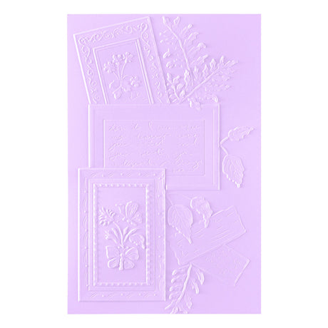 Spellbinders Ode to a Poet 3D Embossing Folder by Susan Tierney-Cockburn