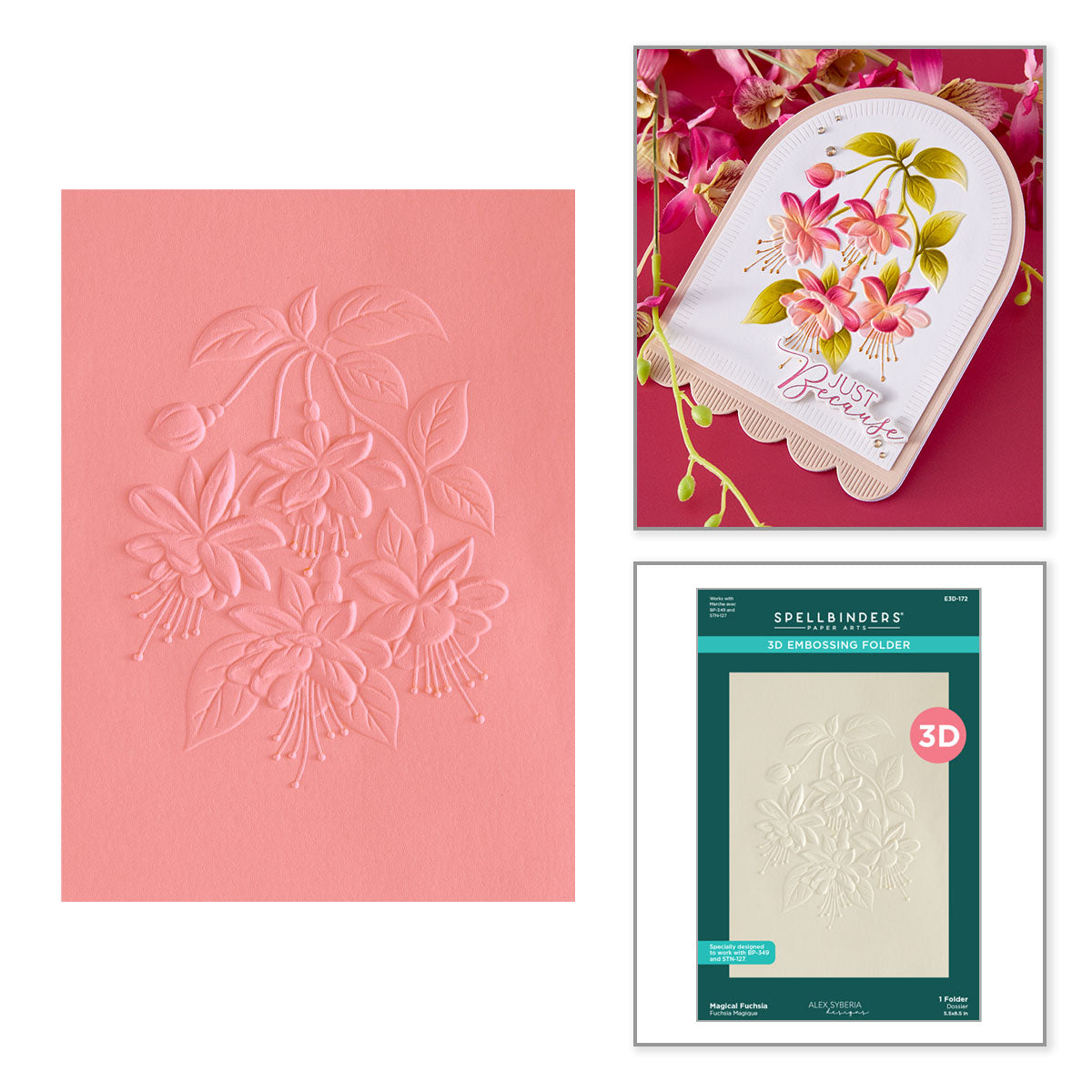 Spellbinders Magical Fuchsia I Want It All! Bundle by Alex Syberia Designs