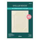 Spellbinders A2 Ornate Molded Frame 3D Embossing Folder by Yana Smakula
