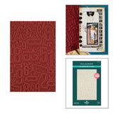 Spellbinders Number Field 3D Embossing Folder by Esther Glas - E3D-186