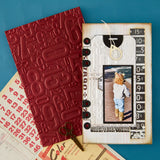 Spellbinders Number Field 3D Embossing Folder by Esther Glas - E3D-186