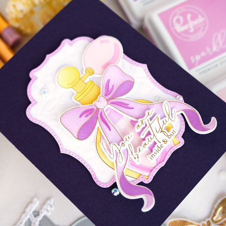 Pinkfresh Studio Elegant Essence Stamp, Die & Stencil Bundle