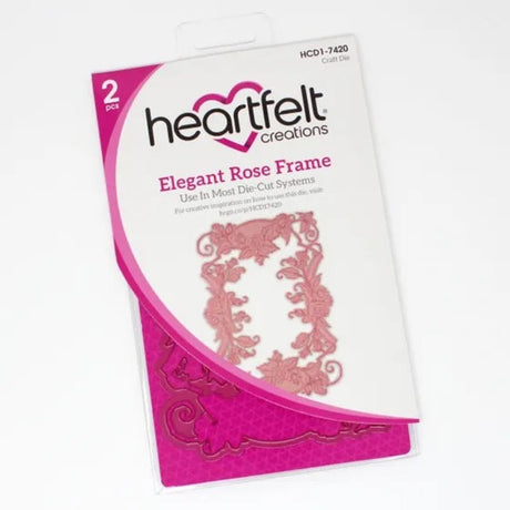 Heartfelt Creations Elegant Rose Frame Stamp HCPC-31002 & Die HCD1-7420