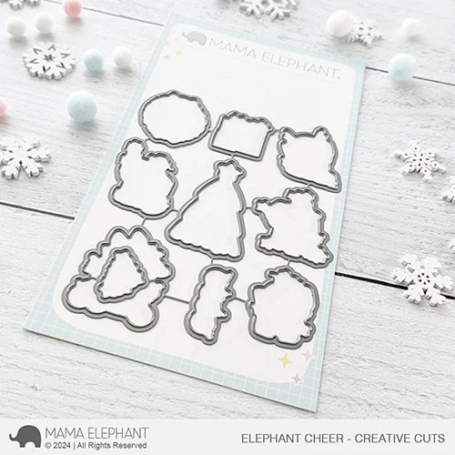 Mama Elephant Elephant Cheer - Creative Cuts