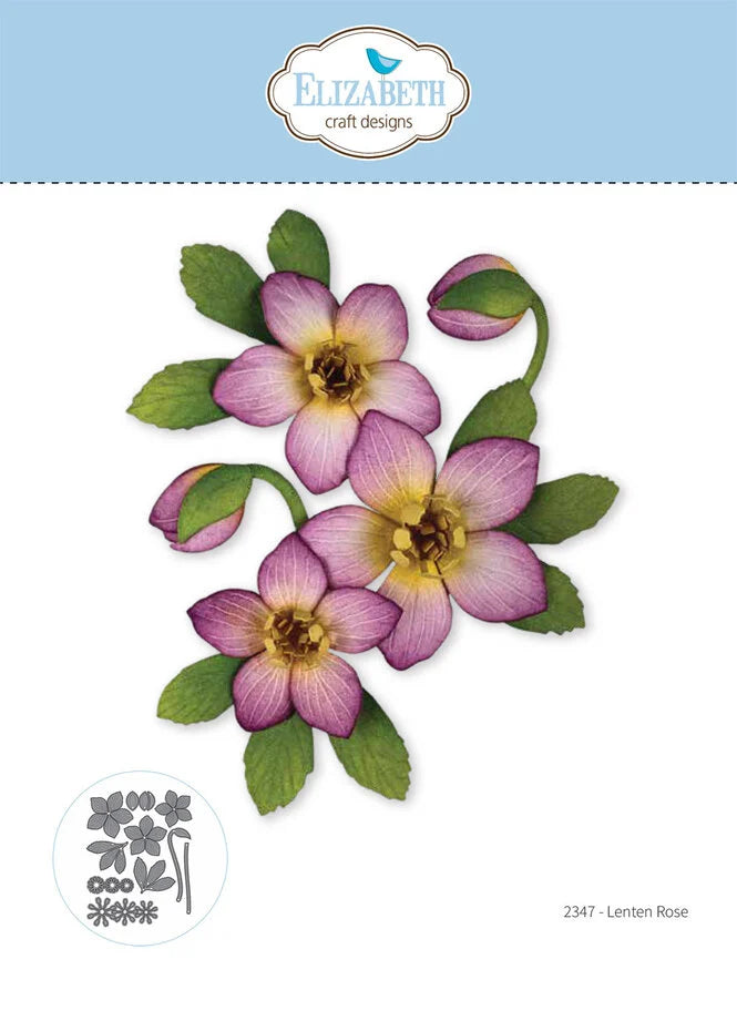 Elizabeth Craft Designs Beautiful Blooms Die Lenten Rose (2347)