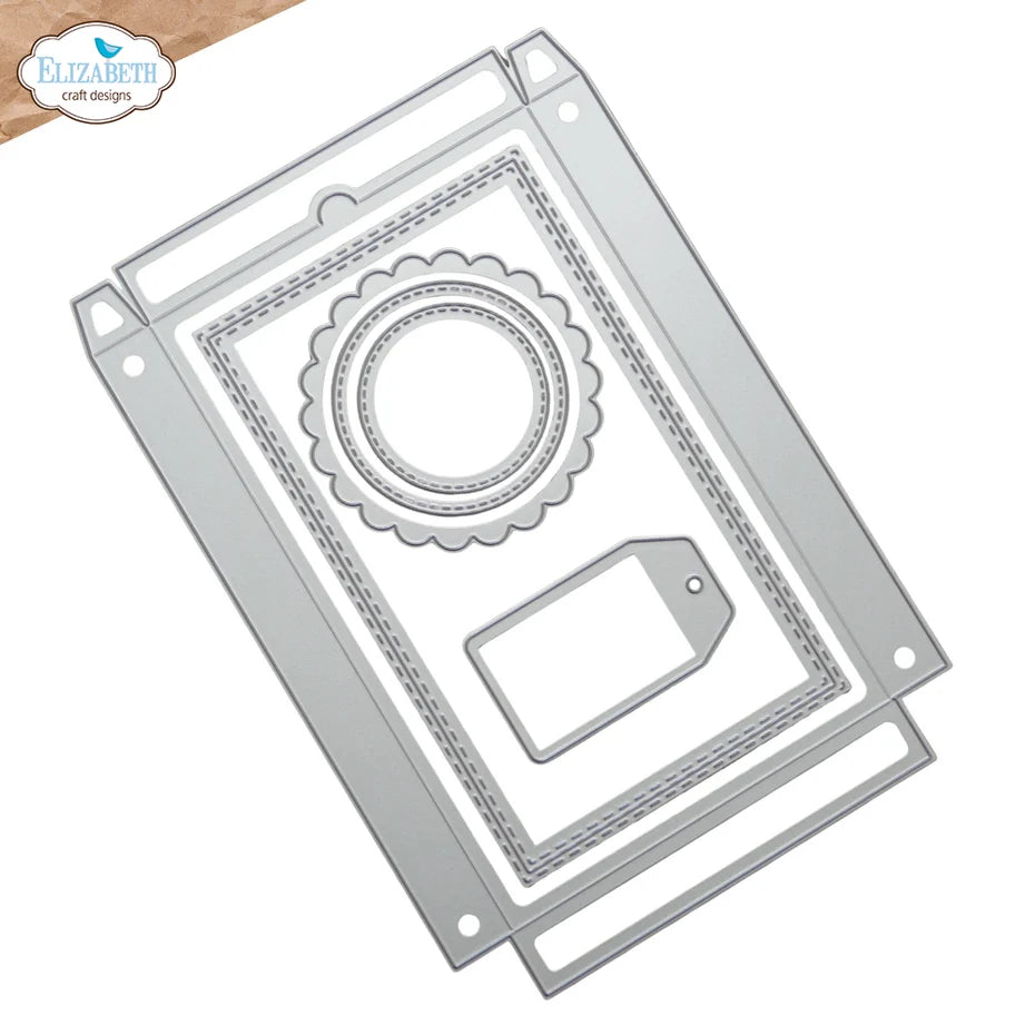 Elizabeth Craft Designs Beautiful Blooms Die Rectangle Gift Box (2351)