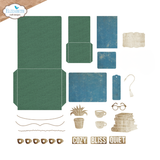 Elizabeth Craft Designs Rest & Relaxation Die Library Pockets & Accessories