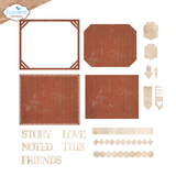 Elizabeth Craft Designs Rest & Relaxation Die Pocket Page Inserts 3