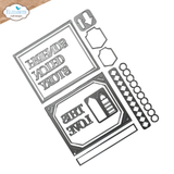 Elizabeth Craft Designs Rest & Relaxation Die Pocket Page Inserts 3