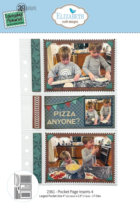 Elizabeth Craft Designs Rest & Relaxation Die Pocket Page Inserts 4