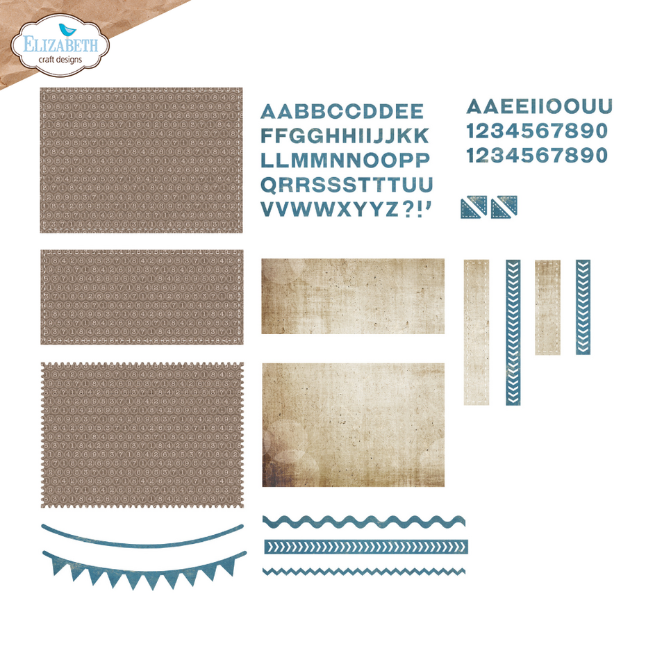 Elizabeth Craft Designs Rest & Relaxation Die Pocket Page Inserts 4
