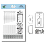 Elizabeth Craft Designs Rest & Relaxation Stamp and Die Set Layered Tags