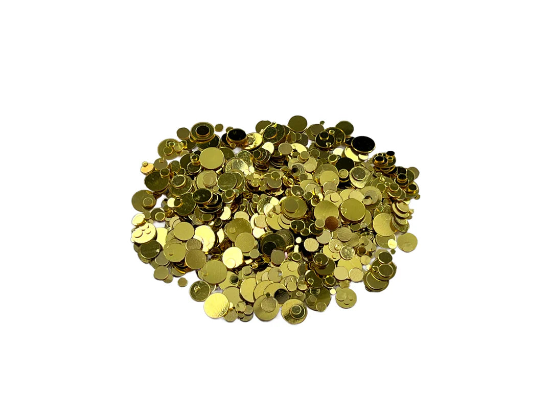 Gina K Design Embellishment – Metallic Dots Gold