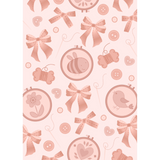 Honey Bee Stamps Embroidered - 3D Embossing Folder