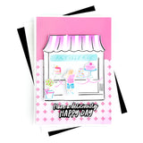 Pinkfresh Studio Patisserie Pals stencil/stamp/die Bundle