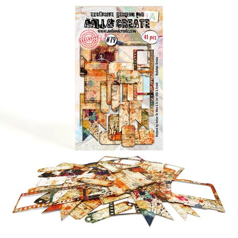 Aall and Create Ephemera Die-Cuts A6 Nostalgic Brown (AALL-EP-079)