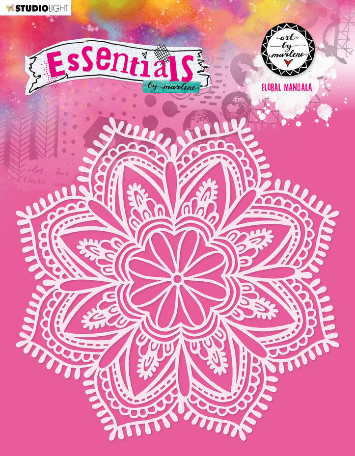 Art By Marlene Essentials Mask Floral Mandala (ABM-ES-MASK71)