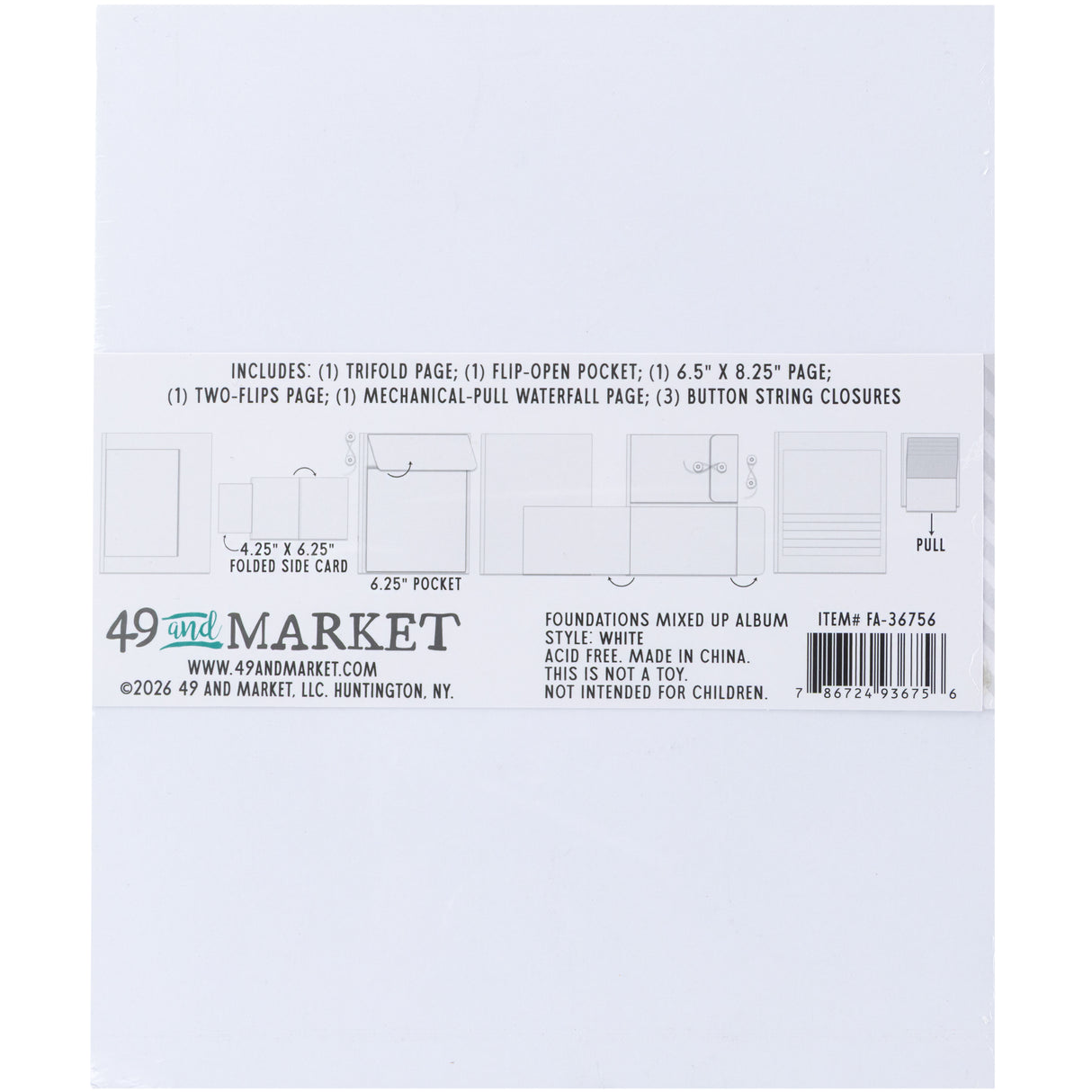 49 & Market Foundations Mixed Up Album 2 - White - FA-36756