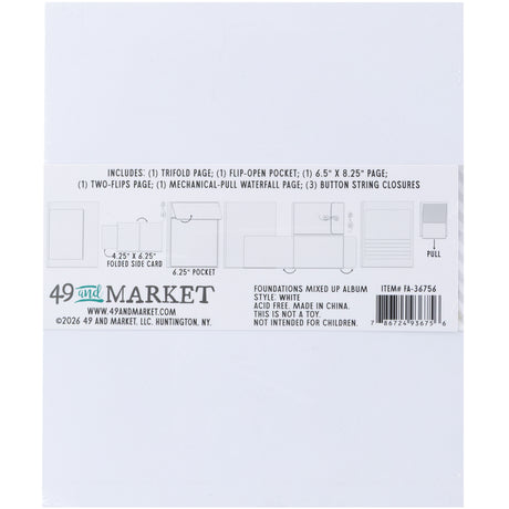 49 & Market Foundations Mixed Up Album 2 - White - FA-36756