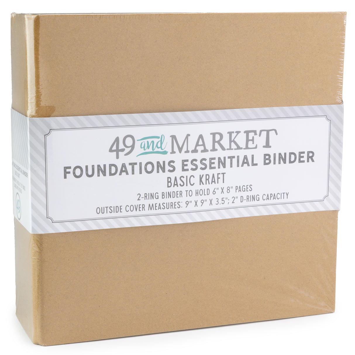 49 & Market Foundations Essential Binder Basic - Kraft - FAB-36688