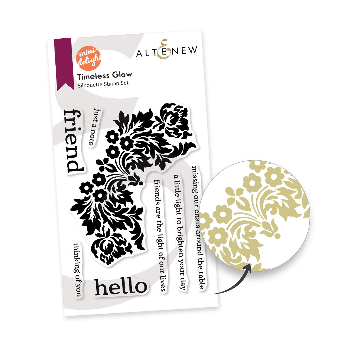 Altenew Mini Delight: Timeless Glow Stamp & Die Set