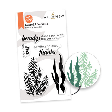 Altenew Mini Delight: Graceful Seahorse Stamp & Die Set