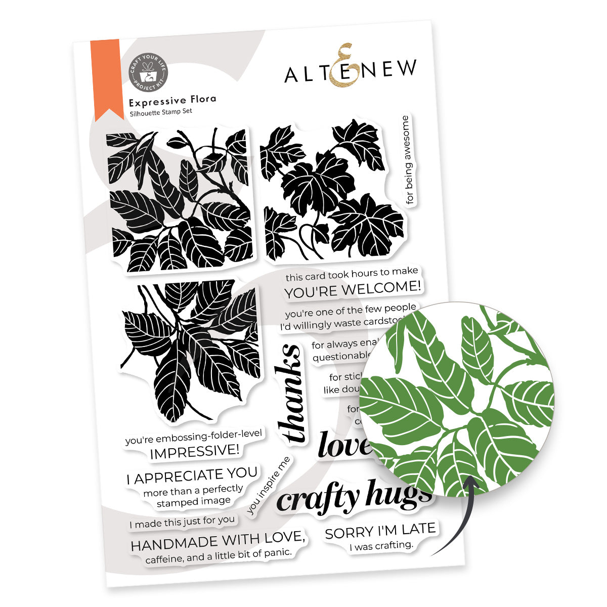 Altenew Craft Your Life Project Kit: Expressive Flora & Add-on Die Bundle - ALT11641BN