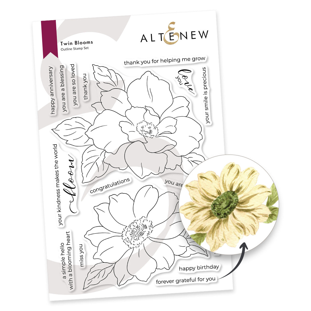 Altenew Twin Blooms - Complete Bundle